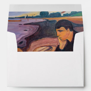 Enveloppe Edvard Munch - Melancholy 1894