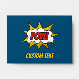 Enveloppe Effet audio comique Pow