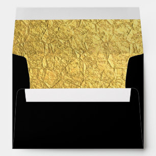 Enveloppe Effet d'huile d'or à l'intérieur des lignes