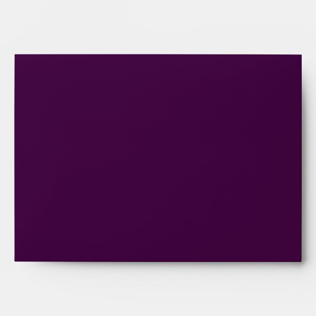 Enveloppe Eggplant Purple Solid (Devant)