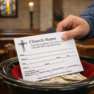 Enveloppe Église de la Croix Noire collecte de la dîme