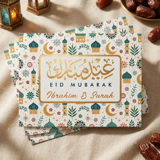 Enveloppe Eid Mubarak Cash Money Gift Muslim Kids Happy Eid