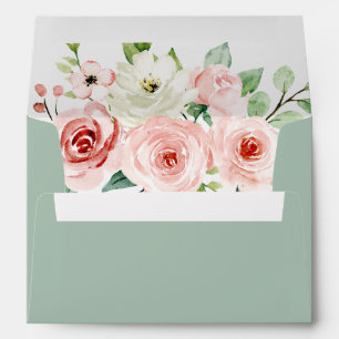 Enveloppe Élégant Dainty Automne Faire-part de mariage Flora