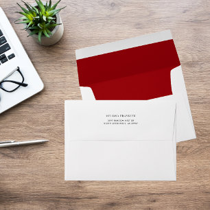 Enveloppe Élégant diplôme moderne avec adresse de retour