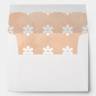 Enveloppe Elegant Envelope with Interior Floral Design