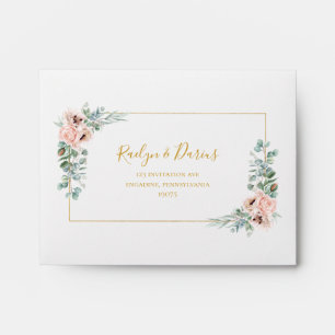 Enveloppe Élégant flou Auto-adresse RSVP