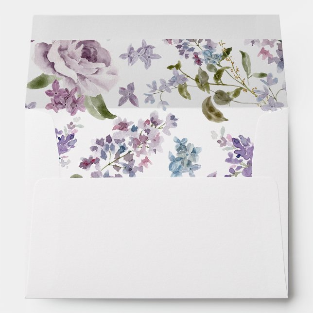 Enveloppe Élégant Lilac Graduation (Elegant Lilac Graduation Envelope by Painted Paperie
)