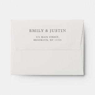 Enveloppe Élégant Mariage beige