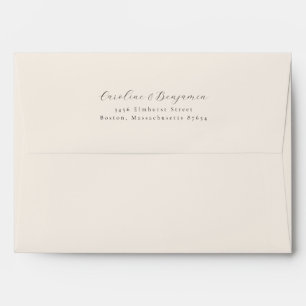 Enveloppe Élégant Mariage de calligraphie ivoirienne Adresse