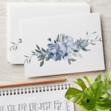 Elégant Mariage de fleurs bleu Dusty