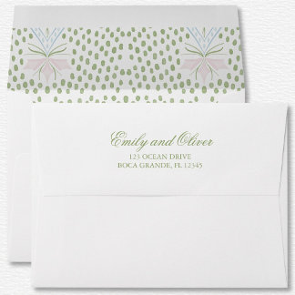Enveloppe Élégant Mariage Diamond