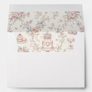 Enveloppe Élégant Marie Antoinette Enterrement de Vie de Jeu