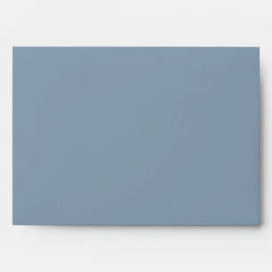 Enveloppe Élégant minimaliste Mariage Chic Solid Dusty Blue