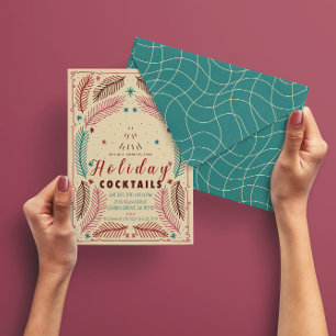 Enveloppe Elégant Noël Vintage Whimsy