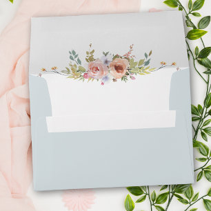 Enveloppe Elégant Pastel Aquarelle Boho Floral