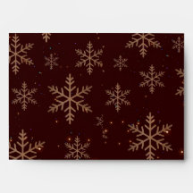 Elegant Snowflake Holiday Greeting 