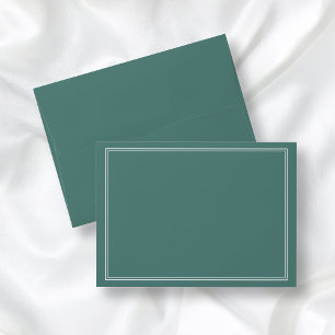 Enveloppe Élégant vert émeraude formel