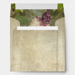 Enveloppe Élégant vignoble rustique Mariage d'automne