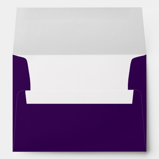 Enveloppe Élégant Violet (Dos (Bas))