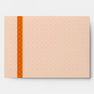 Enveloppe élégante à motif orange