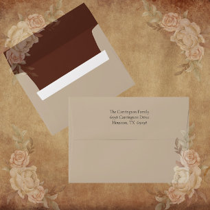 Enveloppe Elégante carte Faire-part de naissance photo
