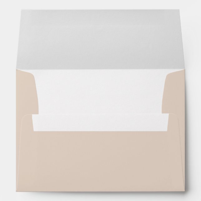 Enveloppe élégante couleur champagne pour Sta Mari (Dos (Bas))