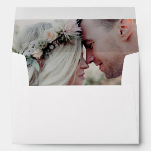 Enveloppe élégante de Mariage de calligraphie