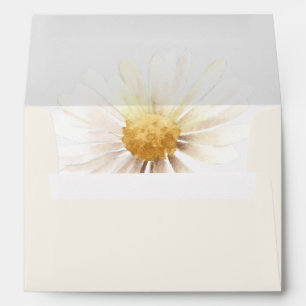 Enveloppe élégante de Mariage de marguerite