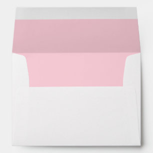 Enveloppe élégante de rose en pastel