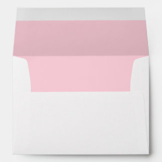 Enveloppe élégante de rose en pastel