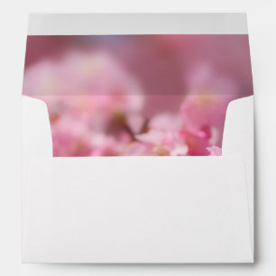 Enveloppe Élégante fleur de cerisier Sakura rose floral