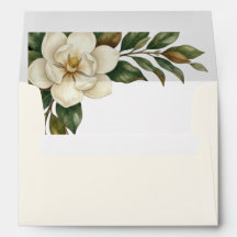 Élégante invitation de mariage budget Magnolia ivo