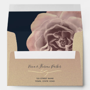 Enveloppe élégante Rose Gold 5x7