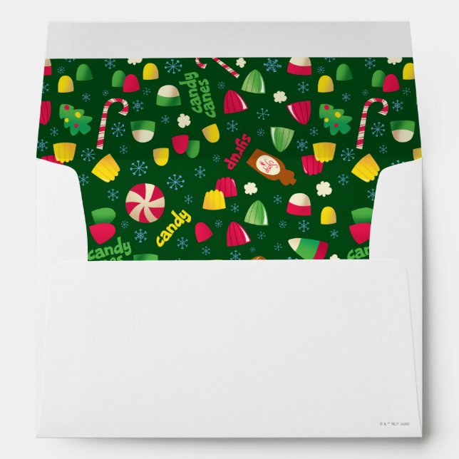 Enveloppe Elf le Motif Candy de cinéma (Dos (Bas))