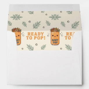 Enveloppe Elle est prête à faire Boho Orange Vert Kawaii Sod