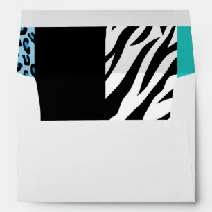 Enveloppe Empreinte de léopard, Zebra Print, Poster de anima