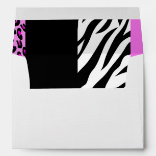 Enveloppe Empreinte de léopard, Zebra Print, Poster de anima