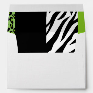 Enveloppe Empreinte de léopard, Zebra Print, Poster de anima