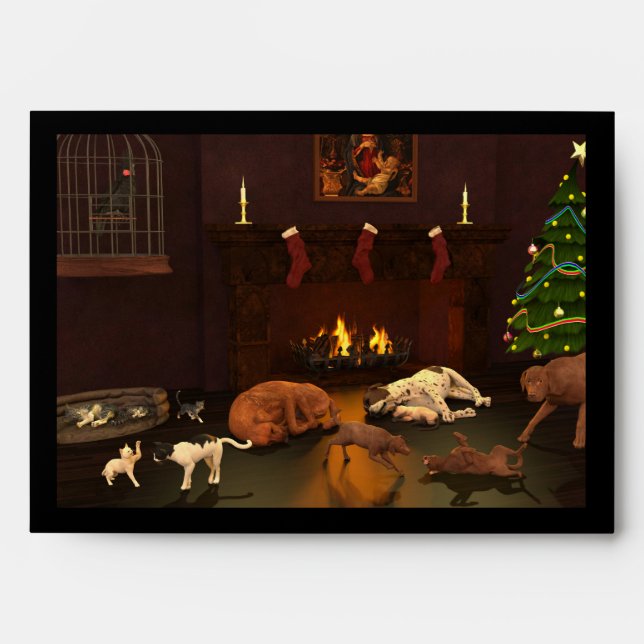 Enveloppe En Attente Du Père Noël (Devant)