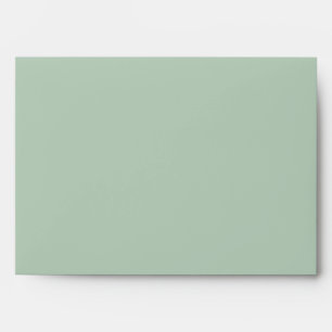 Enveloppe en bon état, point de polka vert en bon