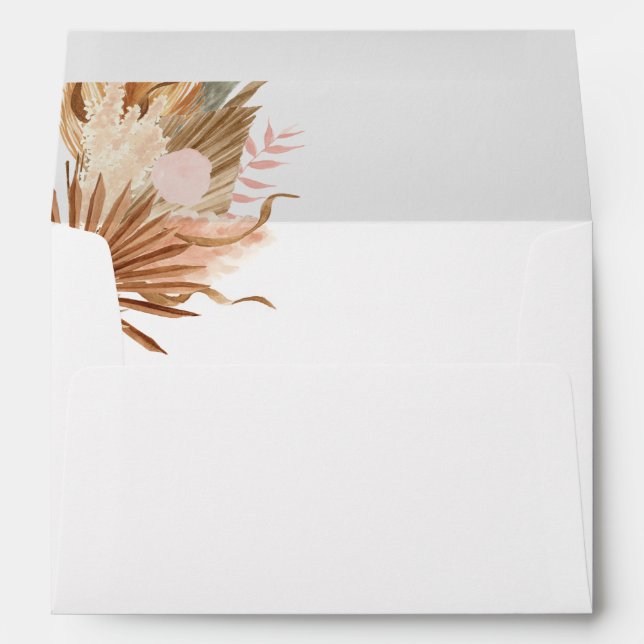 Enveloppe en terre cuite boho (Dos (Bas))