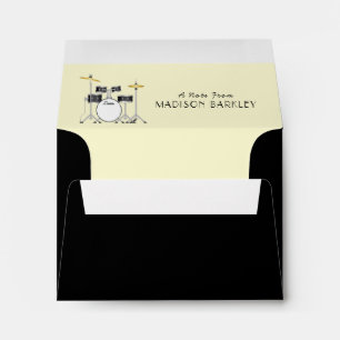 Enveloppe Ensemble de tambours Musique de groupe d'enseignan