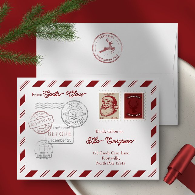 Enveloppe Envelope Letters from Santa (Créateur téléchargé)
