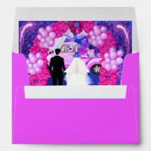 Envelopes assorties Mariée Marié Mariés