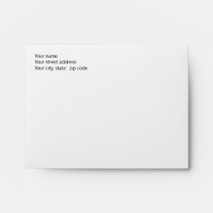 Enveloppe Envelopes avec adresse de retour personnalisée Car