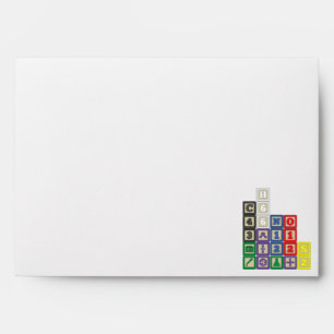 Enveloppe Envelopes Blocs pour futur chimiste