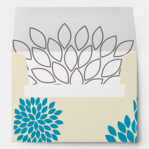 Enveloppe Envelopes de mariage à fleurs de chrysanthème mode