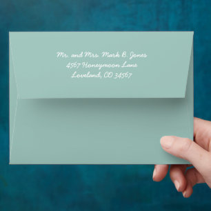 Enveloppe Envelopes de mariage à la flore et la faune vintag