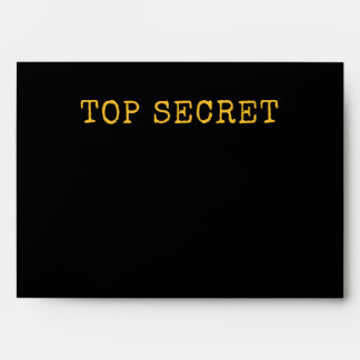 Enveloppe Envelopes de mariage à thème d'espionnage top secr