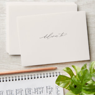 Enveloppe Envelopes de mariage Boho automne fleurs sauvages